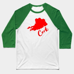 County Cork/Corgaigh Ireland Pride Baseball T-Shirt